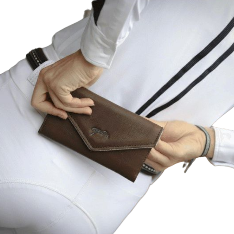 Pénélope - Pochette pour téléphone havane | - Ohlala