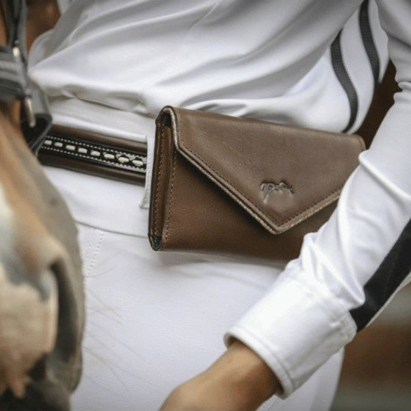 Pénélope - Pochette pour téléphone havane | - Ohlala