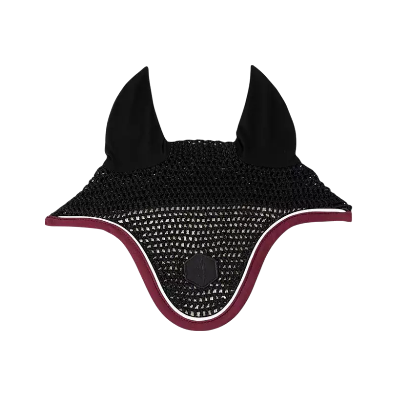 Pro Confort - Bonnet pour chevaux Dynax noir/ burgundy | - Ohlala