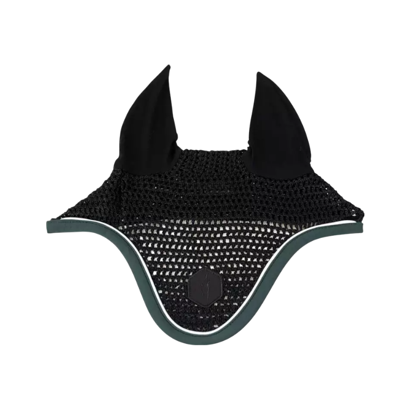 Pro Confort - Bonnet pour chevaux Dynax noir/ jungle green | - Ohlala