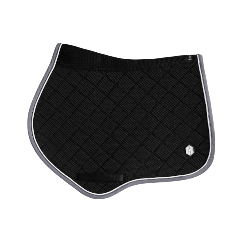 Pro Confort - Tapis de selle Dynamix 3D mesh velours noir/ gris foncé | - Ohlala