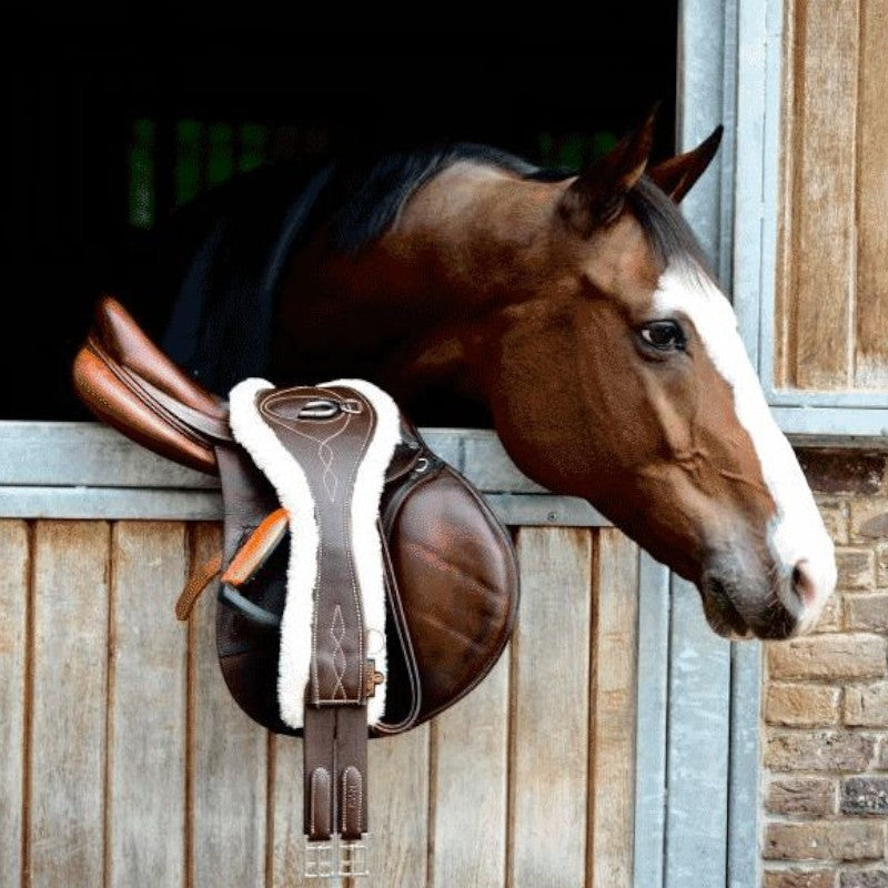 Kentucky Horsewear - Sangle anatomique mouton marron | - Ohlala