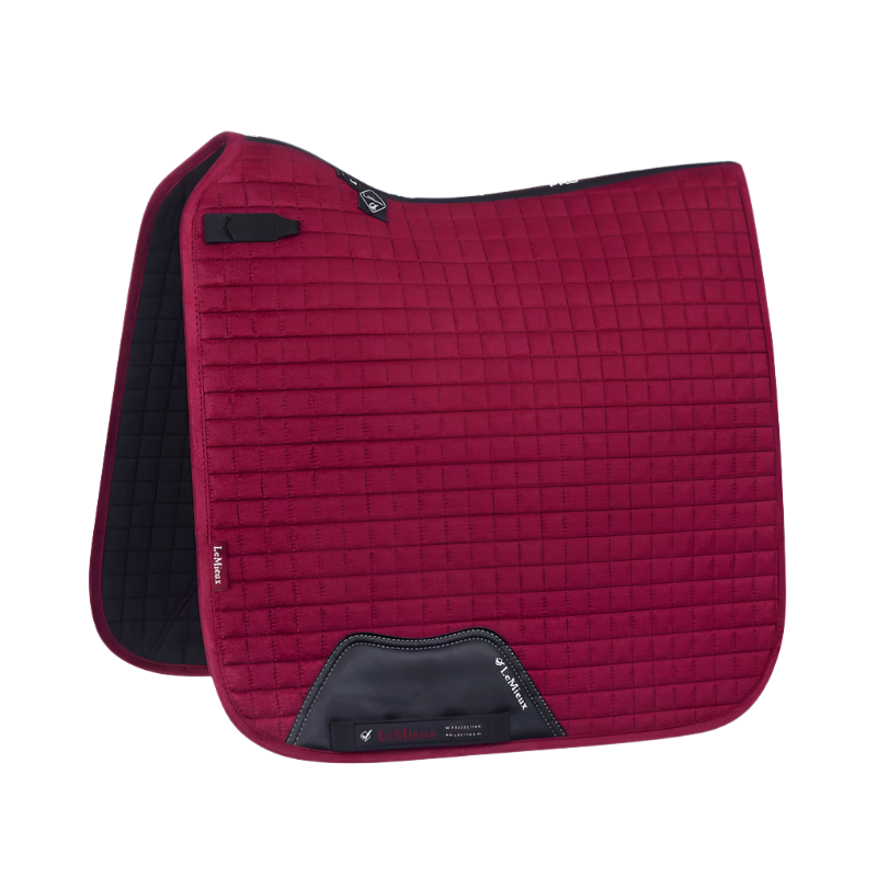 LeMieux - Tapis de dressage Suede Square Mulberry | - Ohlala