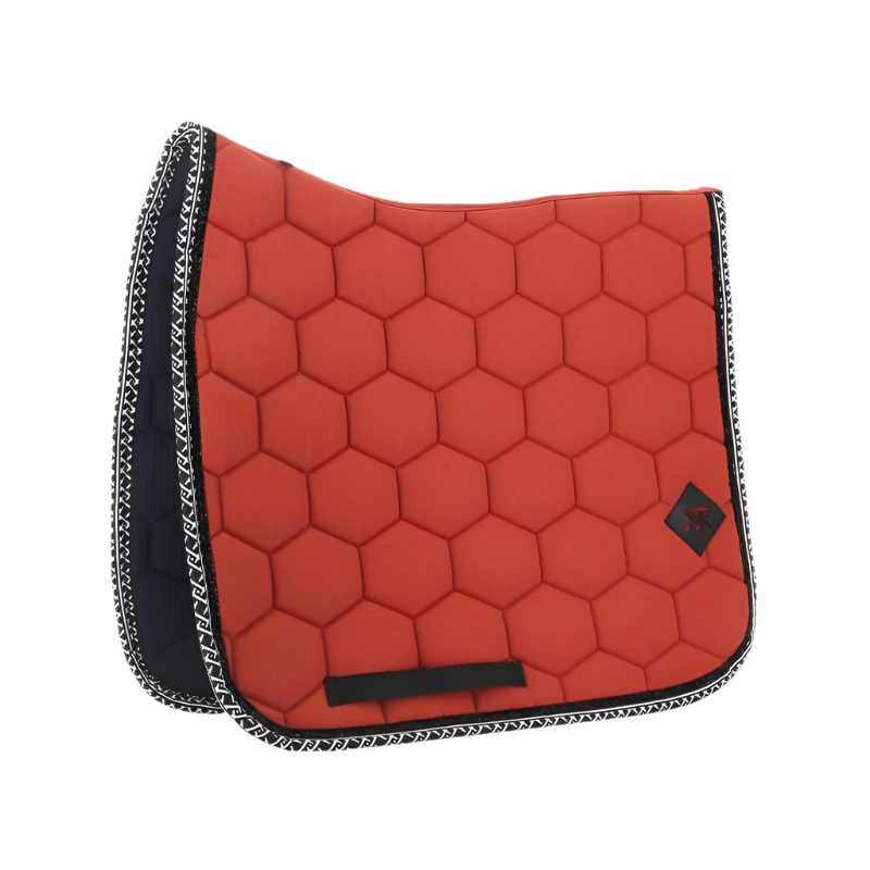 Oxxer - Tapis de dressage Monogramme terracotta | - Ohlala