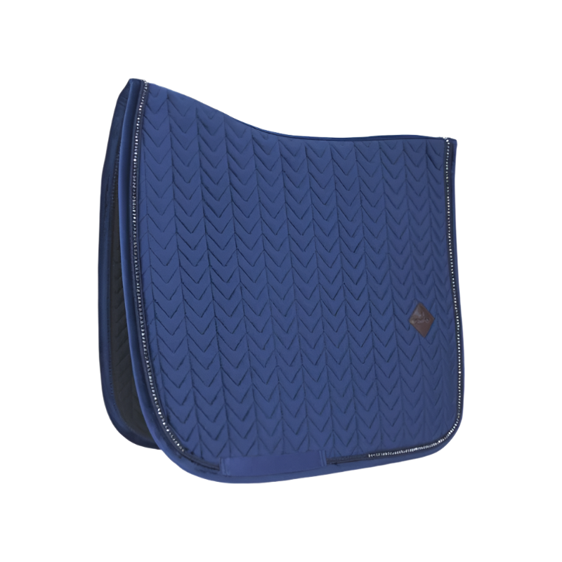 Kentucky Horsewear - Tapis de dressage Velvet Pearls marine | - Ohlala