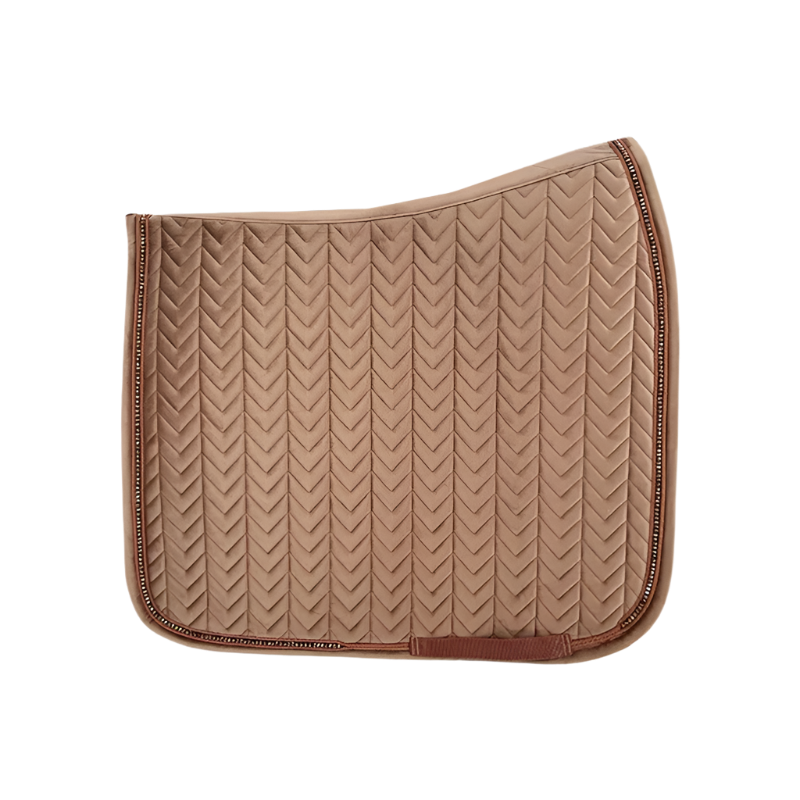 Kentucky Horsewear - Tapis de dressage Velvet Pearls beige | - Ohlala
