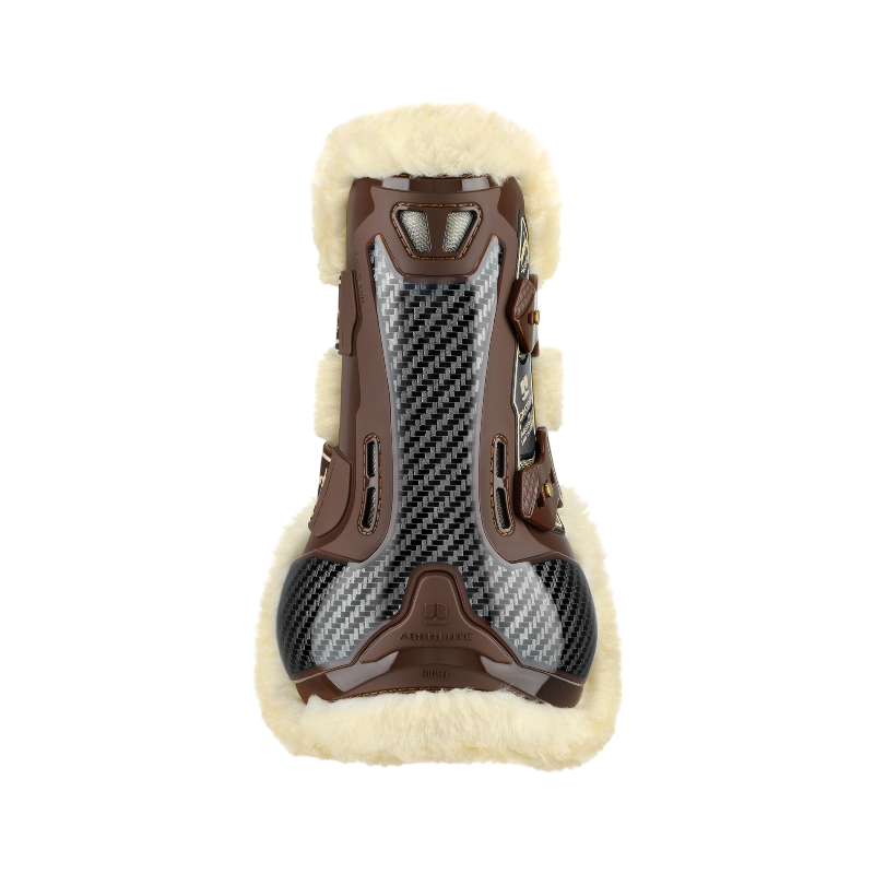 Veredus - Guêtres ouvertes antérieures Carbon Gel Absolute Save the Sheep marron | - Ohlala