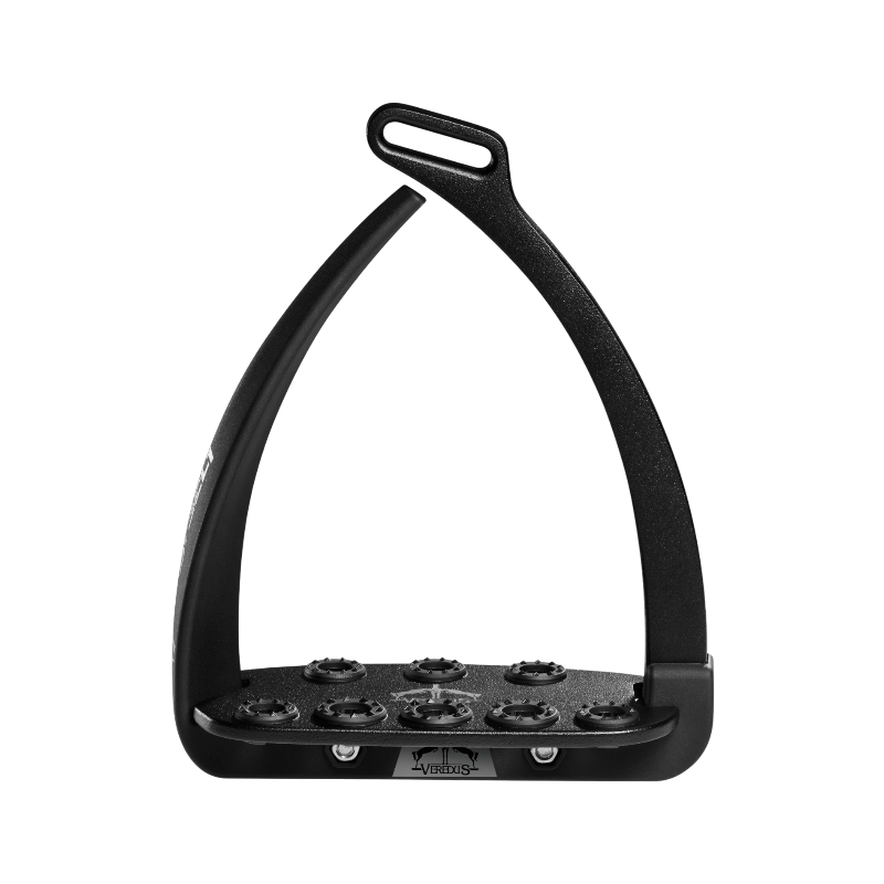 Veredus - Etriers de sécurité Vita Stirrup Steel 1 Dark noir | - Ohlala