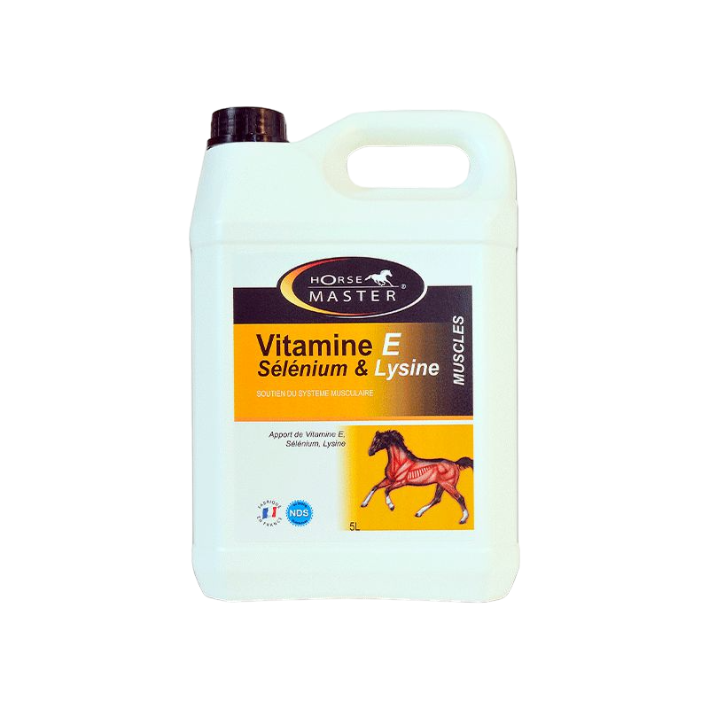 Horse Master - Complément alimentaire liquide récupération musculaire Vitamine E Selenium et Lysine | - Ohlala