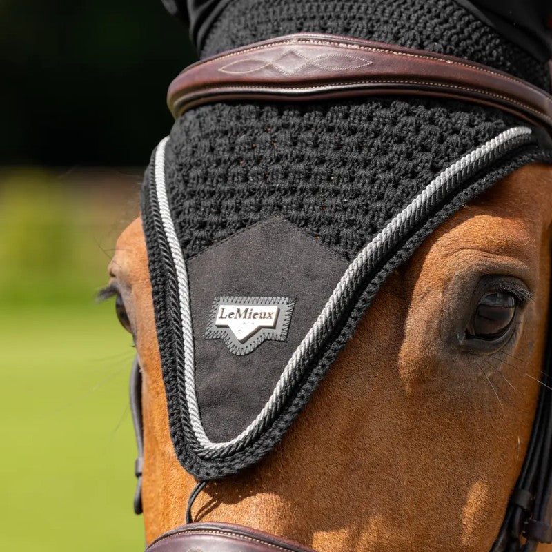 Lemieux - Bonnet pour chevaux long Puissance noir | - Ohlala