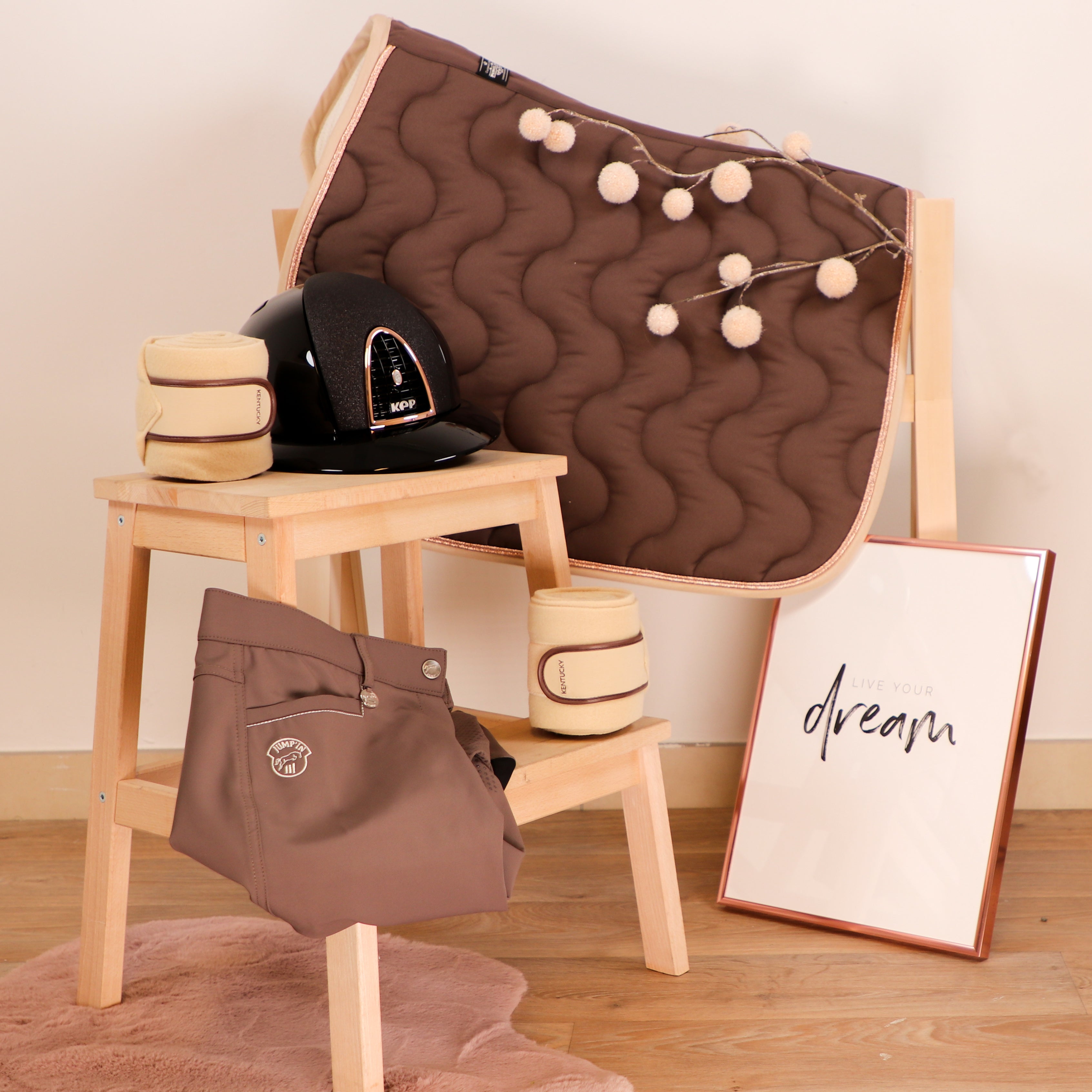 Kentucky Horsewear - Bandes de polo beige | - Ohlala