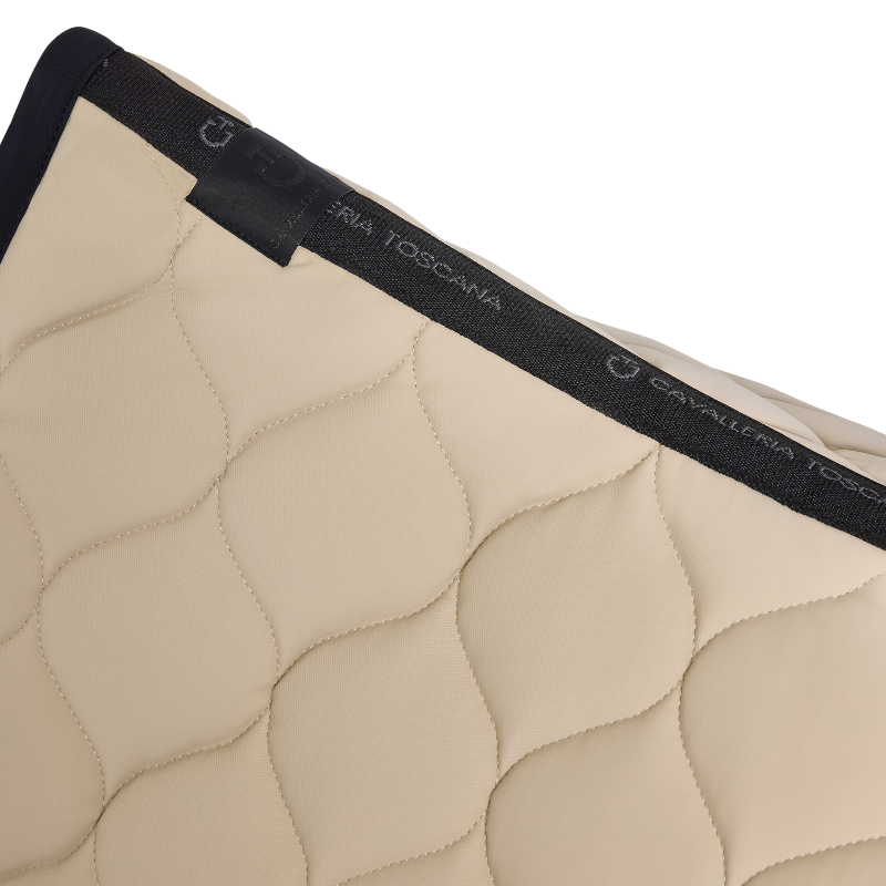 Cavalleria Toscana - Tapis de selle New Circular Quilted Jersey champagne | - Ohlala