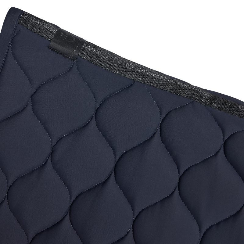 Cavalleria Toscana - Tapis de selle New Circular Quilted Jersey marine | - Ohlala