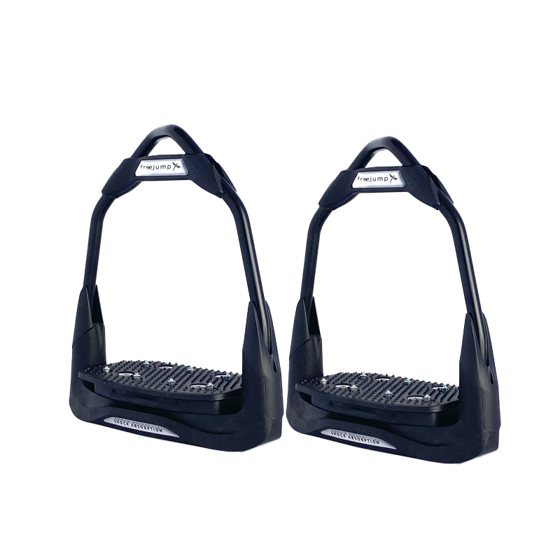 Freejump - Étriers Air's Full black plancher plat / oeil orienté | - Ohlala