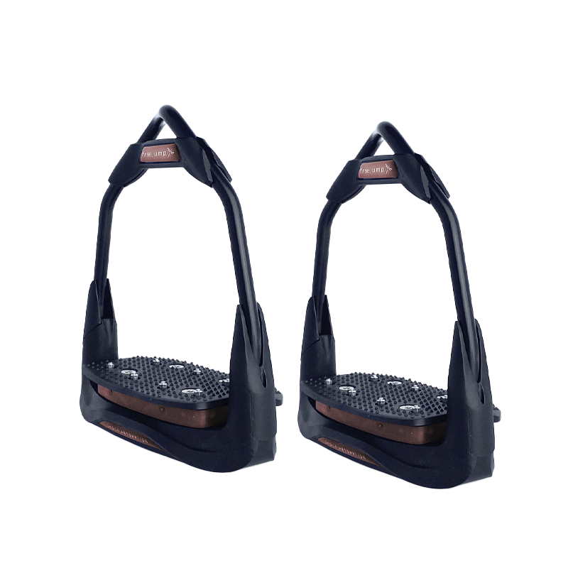 Freejump - Étriers Air's Full black plancher plat / oeil orienté / choco | - Ohlala