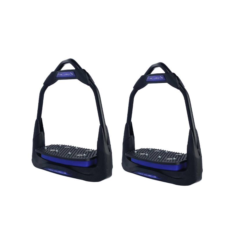 Freejump - Étriers Air's Full black plancher plat / oeil orienté / marine | - Ohlala