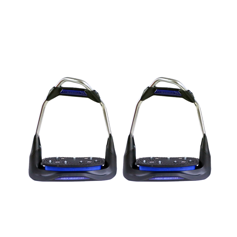 Freejump - Étriers Air's marine plancher incliné / oeil orienté / noir / noir | - Ohlala