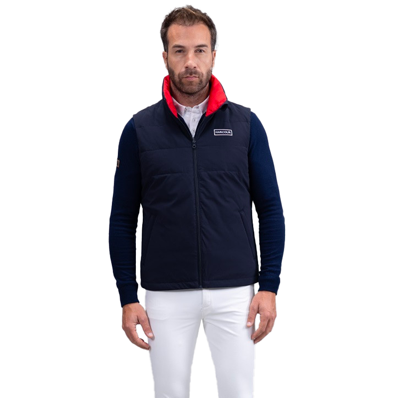 Harcour - Gilet sans manches homme Atome Rider France marine | - Ohlala
