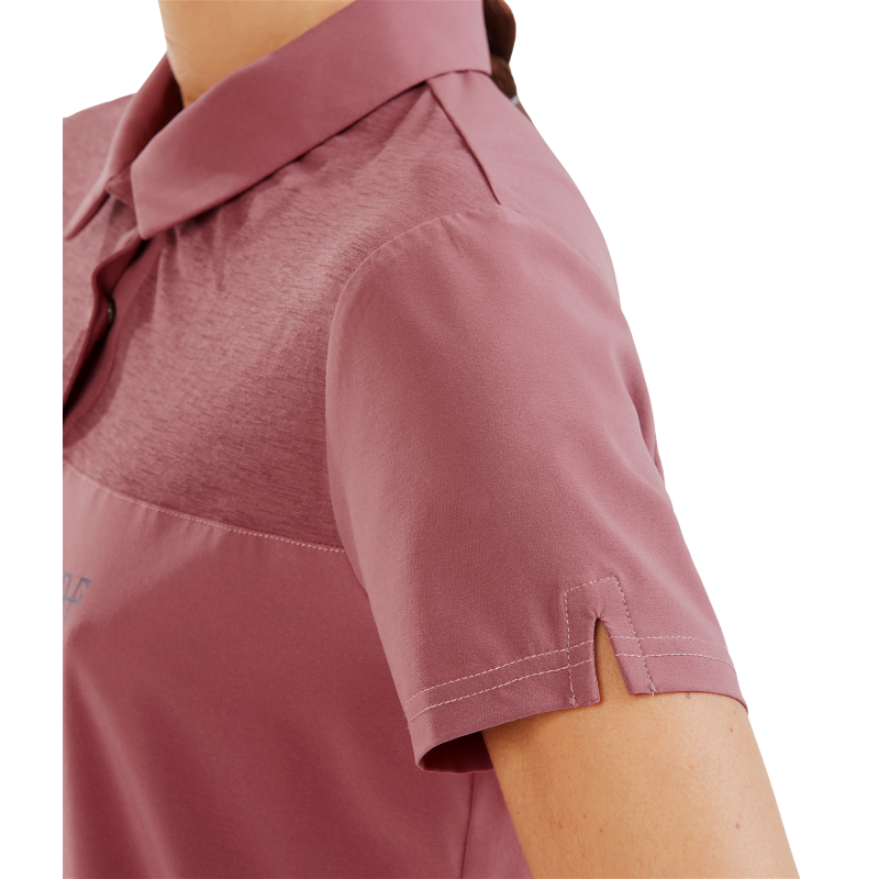 Horse Pilot - Polo manches courtes femme Ariia dark pink | - Ohlala