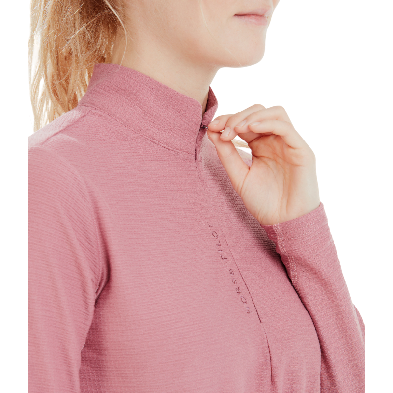Horse Pilot - Baselayer femme manches longues Suntech mesa pink | - Ohlala