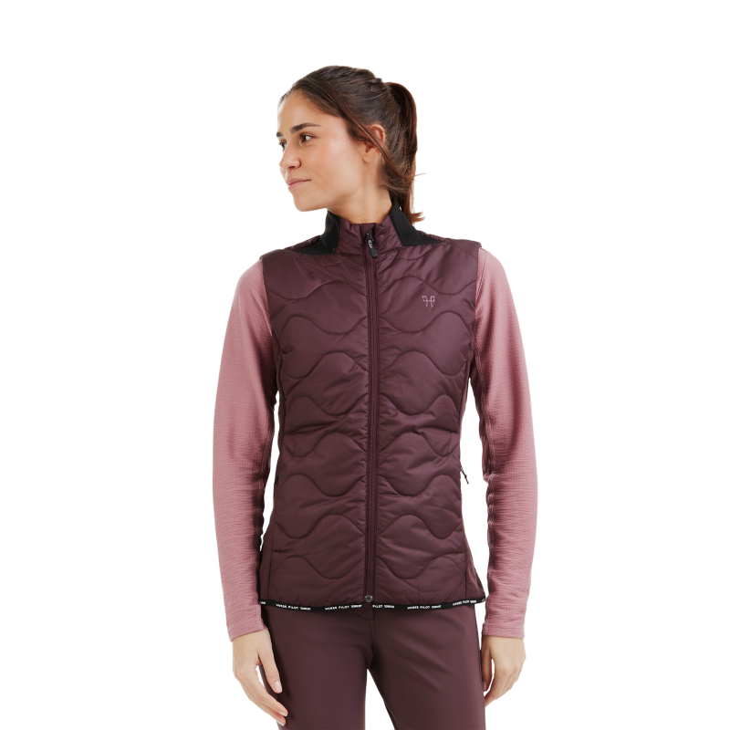 Horse Pilot - Doudoune sans manches femme Rider Vest winetasting | - Ohlala