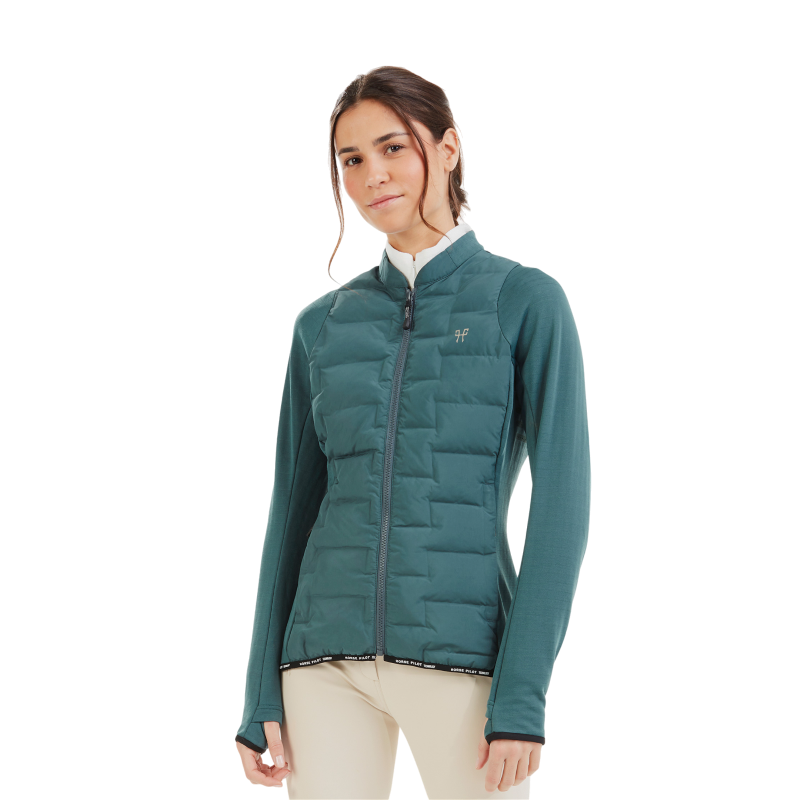 Horse Pilot - Veste femme manches longues Storm balsam green | - Ohlala