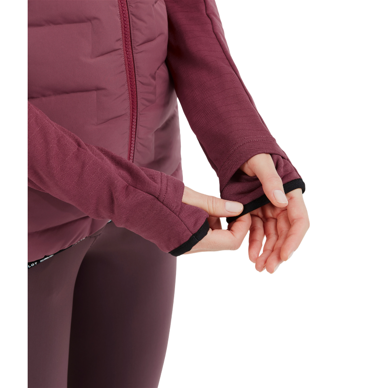 Horse Pilot - Veste femme manches longues Storm dark pink | - Ohlala