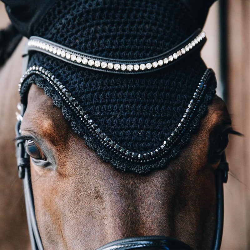Kentucky Horsewear - Bonnet long Stone & Pearl noir | - Ohlala