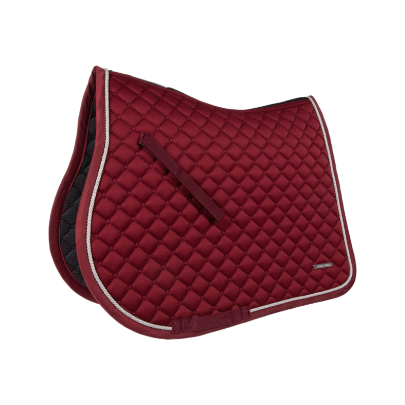 Lami-cell - Tapis de selle Classique bordeaux | - Ohlala