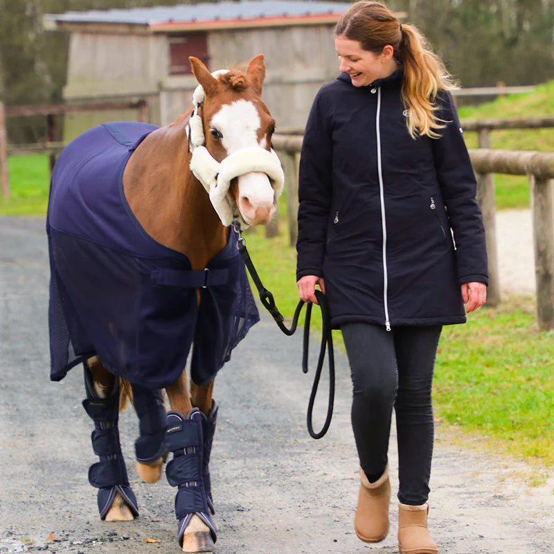 Equithème - Guêtres de transport Tyrex 600 D marine | - Ohlala