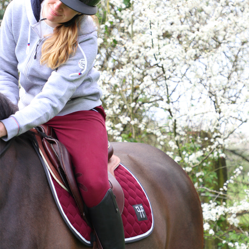 Flags & Cup - Pantalon d'équitation femme Cayenne bordeaux | - Ohlala