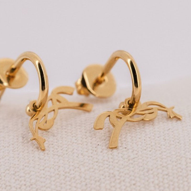 Pénélope store - Boucles d'oreilles créoles Léonie doré | - Ohlala