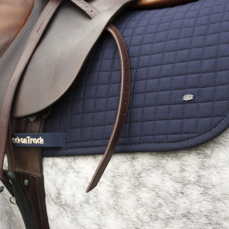 Back On Track - Tapis de selle N°I Jumping marine | - Ohlala