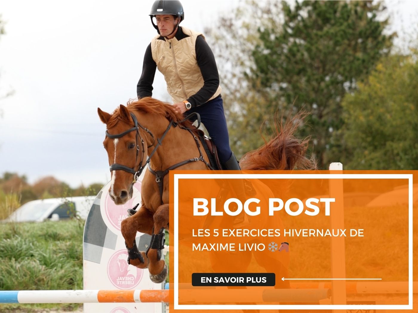 Les 5 exercices hivernaux de Maxime Livio ❄️🐴