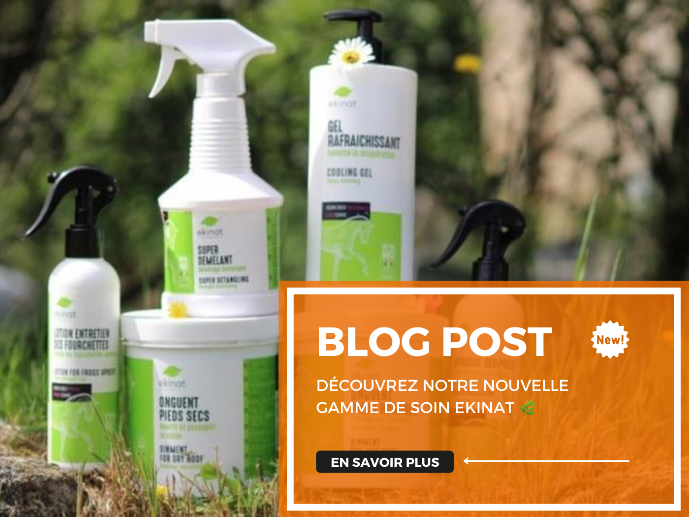 DÉCOUVREZ NOTRE NOUVELLE GAMME DE SOIN EKINAT 🆕 🌿