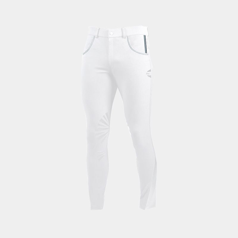 Flags & Cup - Pantalon d’équitation Homme Gimo blanc | - Ohlala