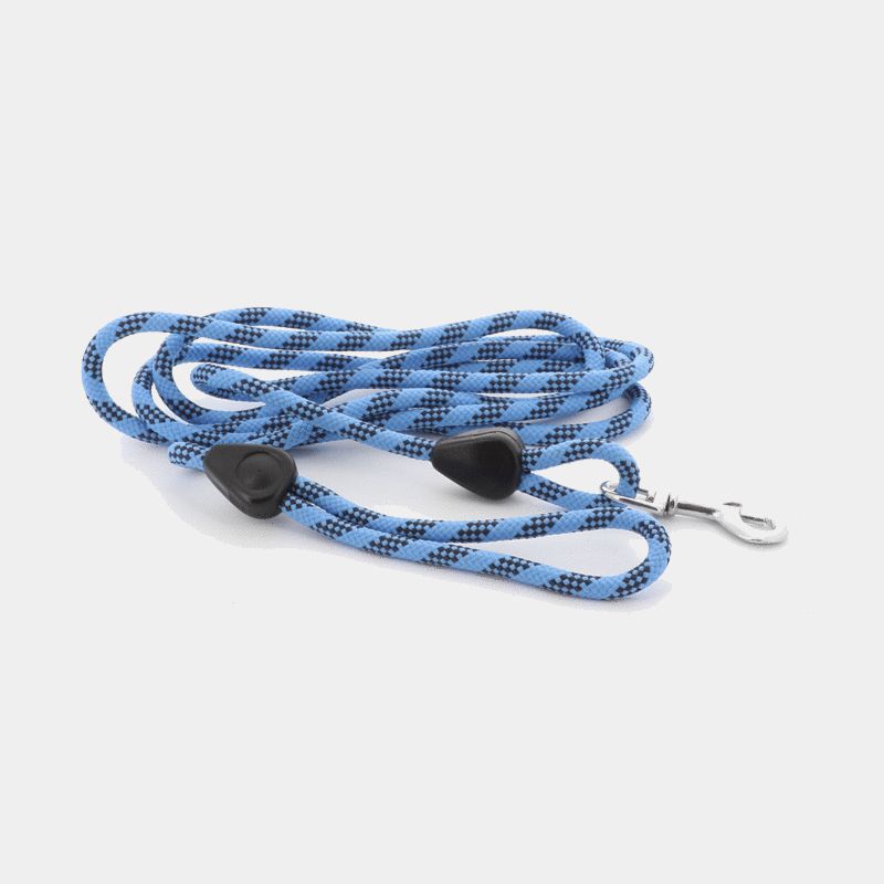 Norton - Longe corde avec poignée bleu ciel/ marine | - Ohlala