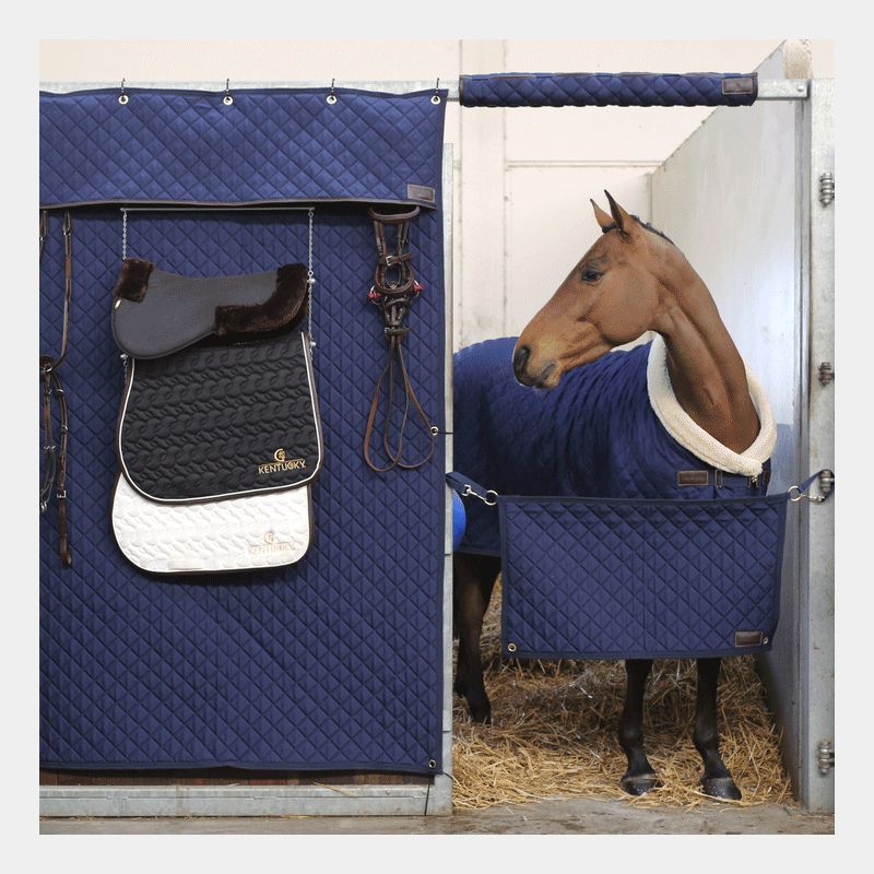 Kentucky Horsewear - Porte de box marine | - Ohlala