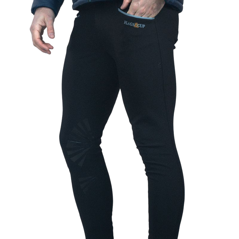 Flags & Cup - Pantalon d'équitation homme Bassano Noir