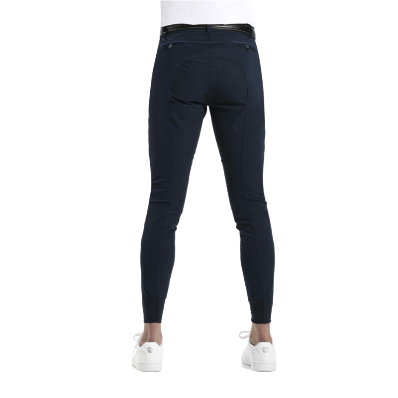 Equithème - Pantalon d'équitation homme Georg full grip marine | - Ohlala