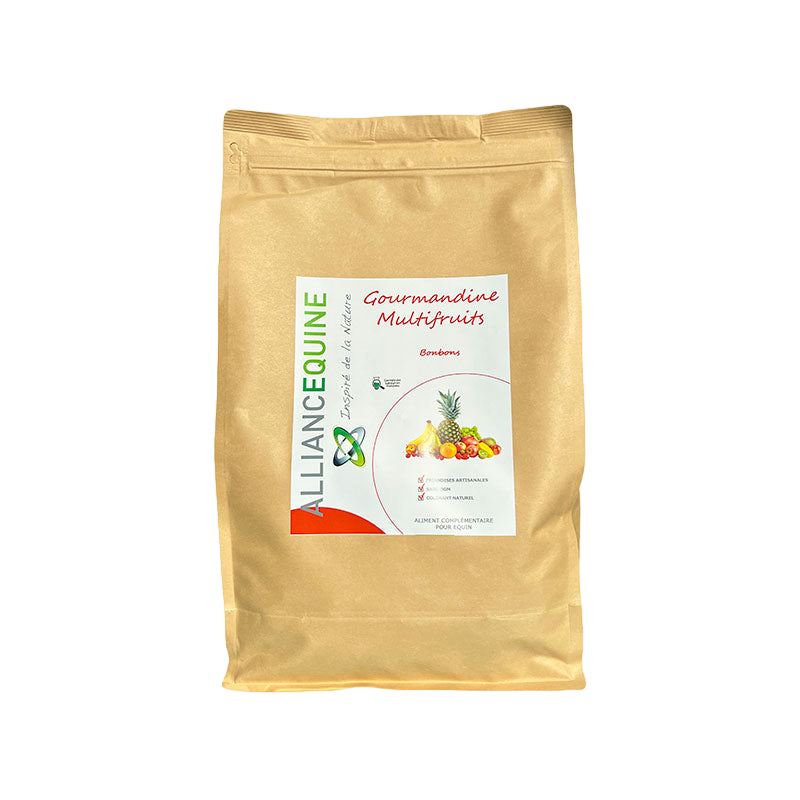 Alliance Equine - Friandises Gourmandine multifruits pour chevaux 3.5 kg | - Ohlala