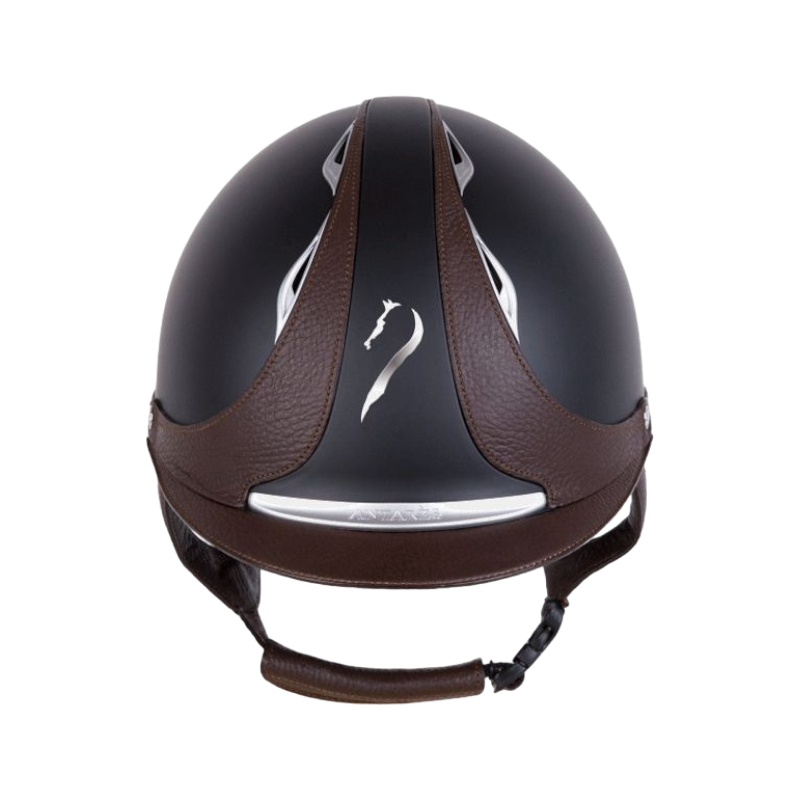 Antarès Sellier - Casque Référence visière standard Noir / Marron | - Ohlala