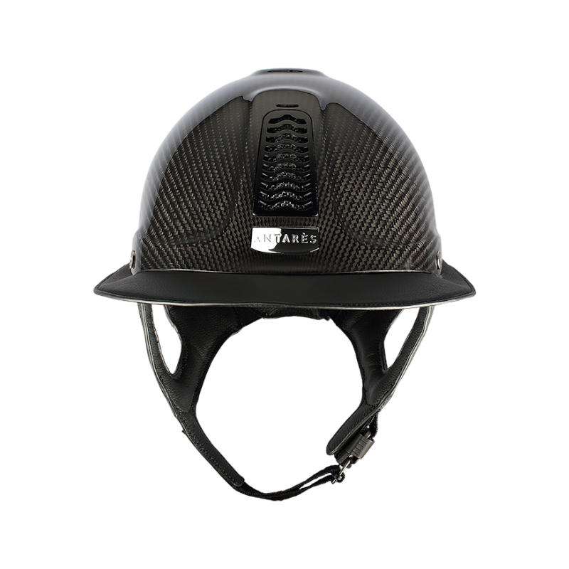 Antarès Sellier - Casque d'équitation Précision Carbone noir visière éclipse | - Ohlala