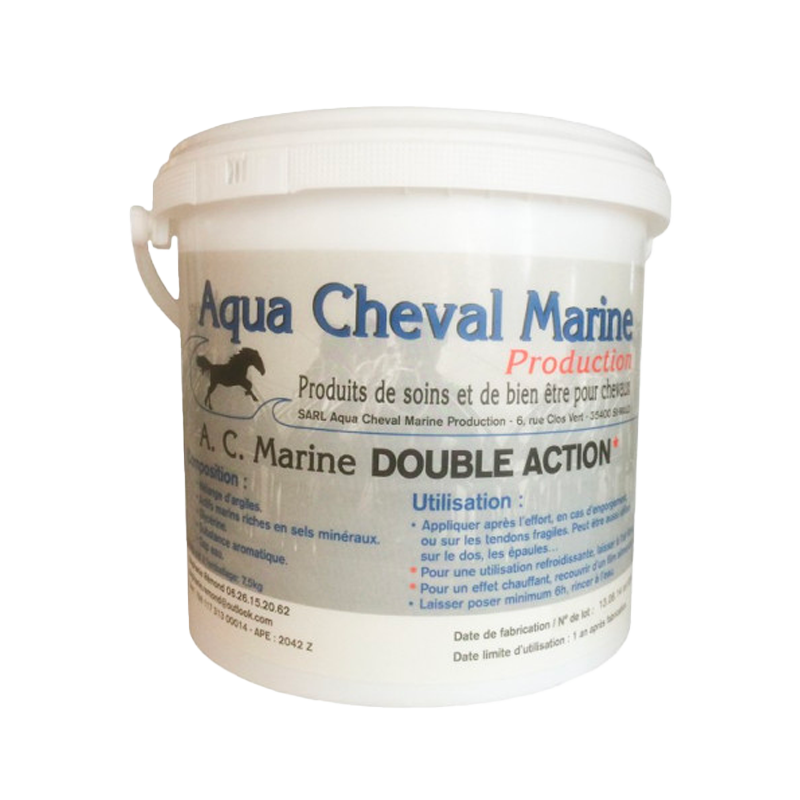 Aqua Cheval Marine - Argile chauffante et refroidissante Double action | - Ohlala