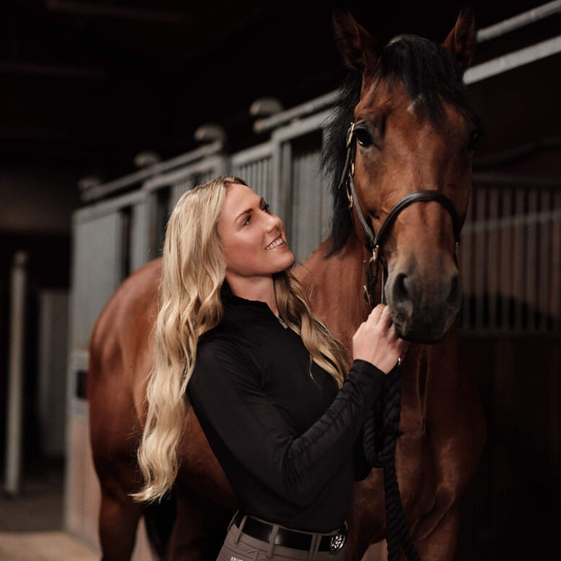 Ariat - Baselayer manches longues femme Sunstopper 3.0 noir | - Ohlala
