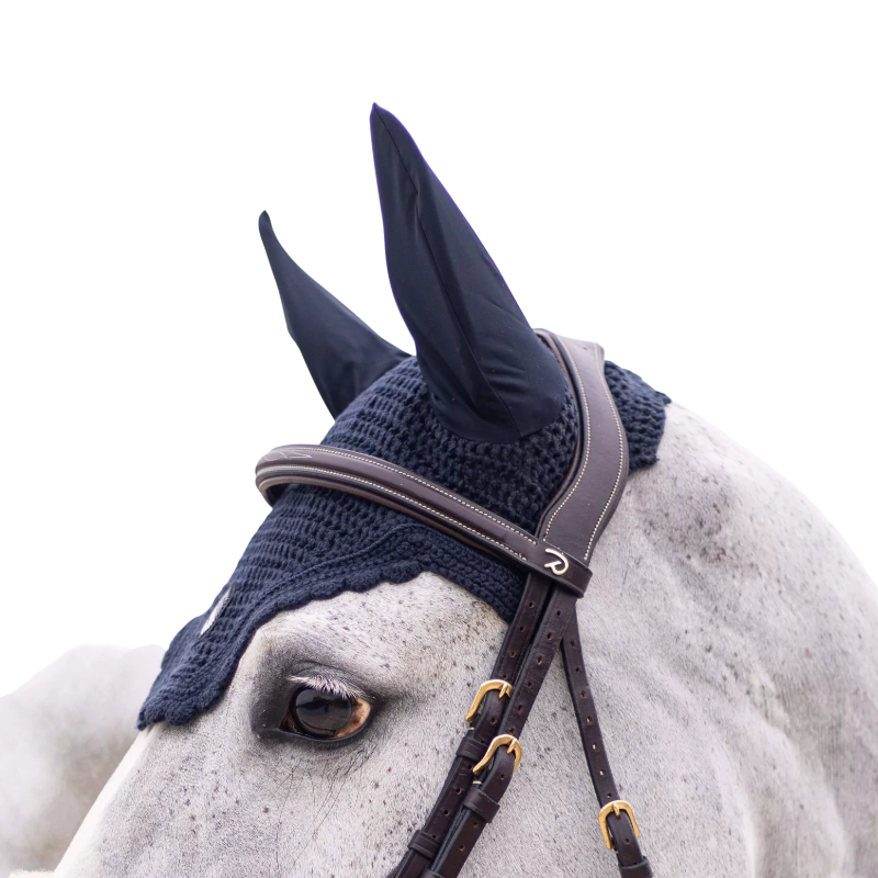 Samshield - Bonnet pour chevaux Flyshield marine