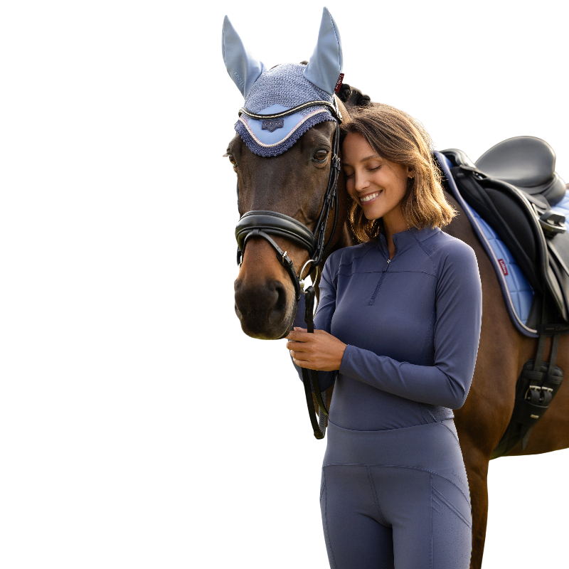 LeMieux - Bonnet pour chevaux Loire powder blue | - Ohlala