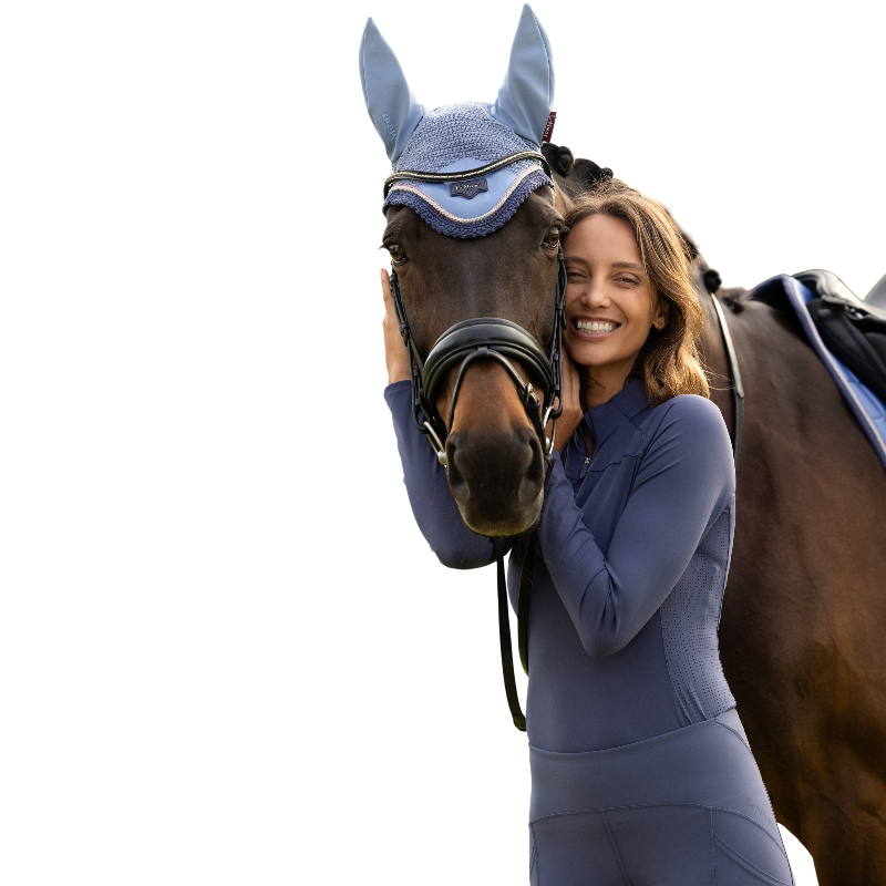 LeMieux - Bonnet pour chevaux Loire powder blue | - Ohlala