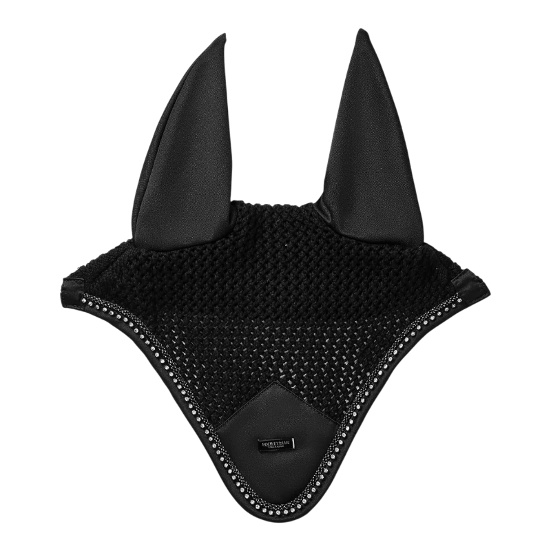 Equestrian Stockholm - Bonnet pour chevaux Modern Crystal noir