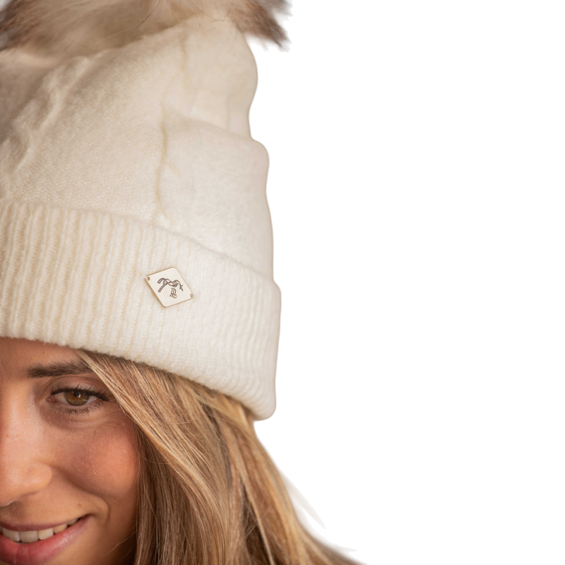 Pénélope - Bonnet femme Michka blanc | - Ohlala